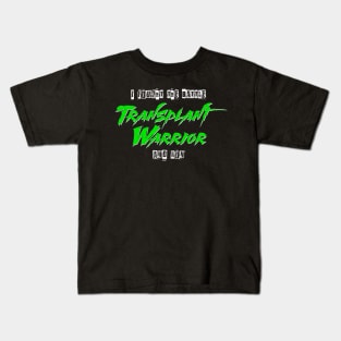 Transplant warrior i fought the battle and won Kids T-Shirt